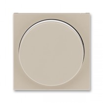 3294H-A00123 18  Kryt stmívače s otočným ovladačem, s upevňovací maticí, macchiato / bílá